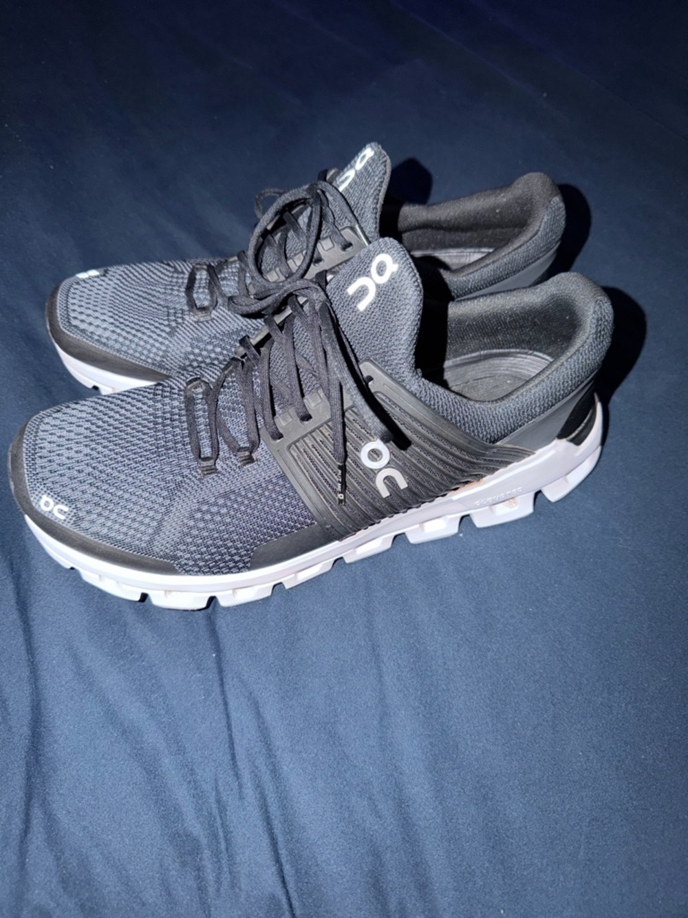 On Running Cloudswift Men's Running Shoes Black / Rock US 9.5